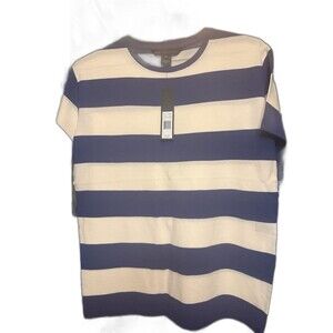 Marc By Marc Jacob’s Striped Tee Shirt (Blue) Men’s